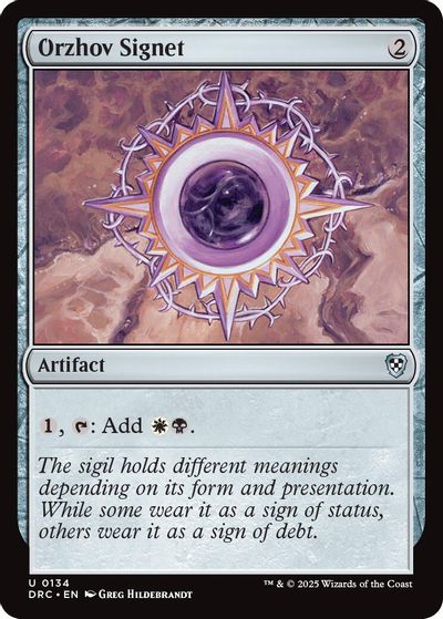 Orzhov Signet card art