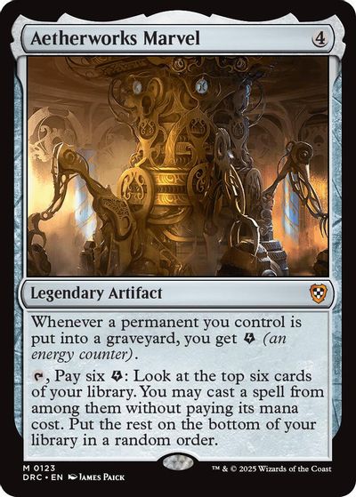 Aetherworks Marvel card art