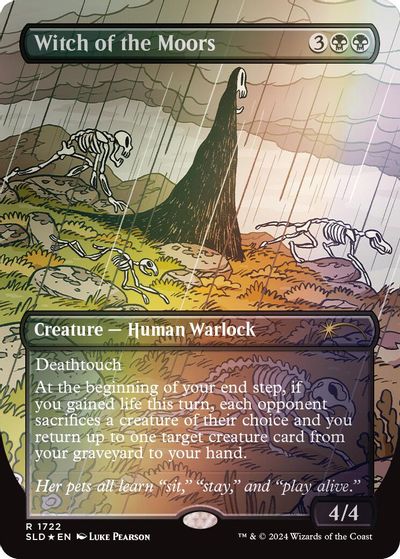 Witch of the Moors (Rainbow Foil) card art