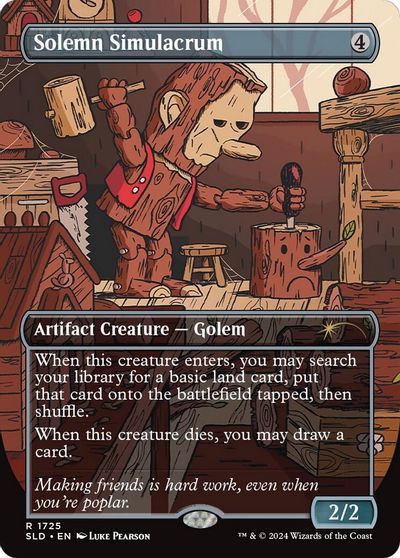 Solemn Simulacrum (1725) card art