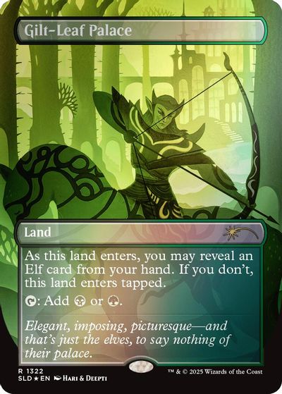 Gilt-Leaf Palace (Rainbow Foil) card art