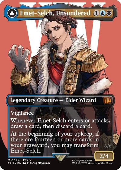 Emet-Selch, Unsundered (Borderless) card art