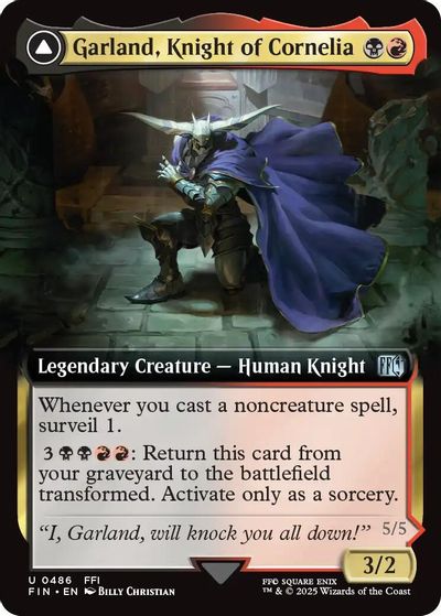 Garland, Knight of Cornelia (Extended Art) card art