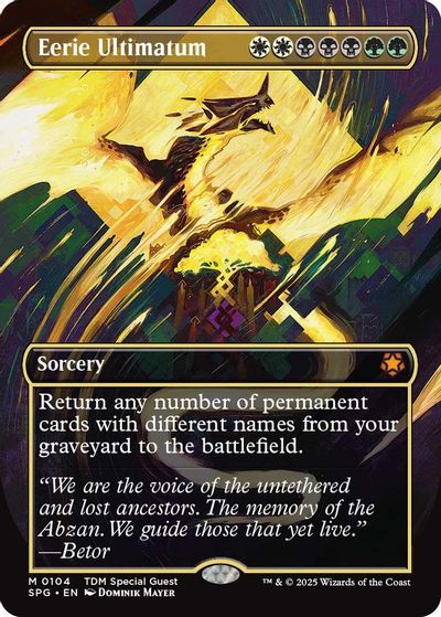 Eerie Ultimatum (Borderless) card art