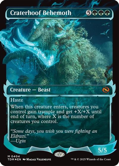 Craterhoof Behemoth (Showcase) card art