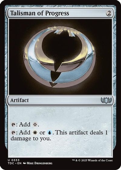 Talisman of Progress card art
