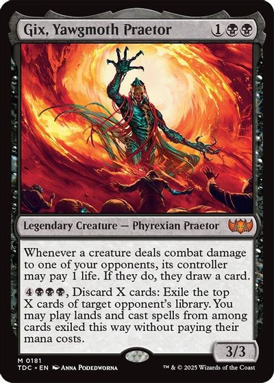 Gix, Yawgmoth Praetor card art