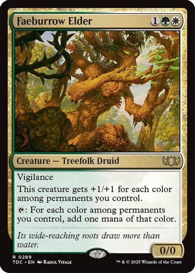 Faeburrow Elder card art