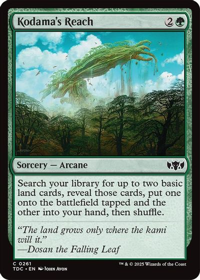 Kodama's Reach card art