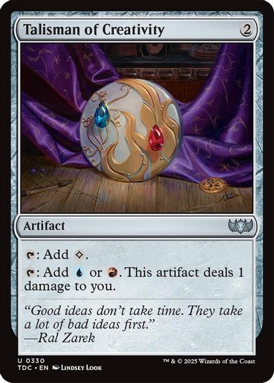 Talisman of Creativity card art
