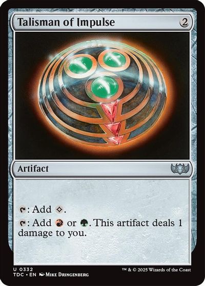 Talisman of Impulse card art