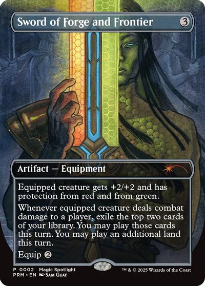 Sword of Forge and Frontier (Borderless) card art
