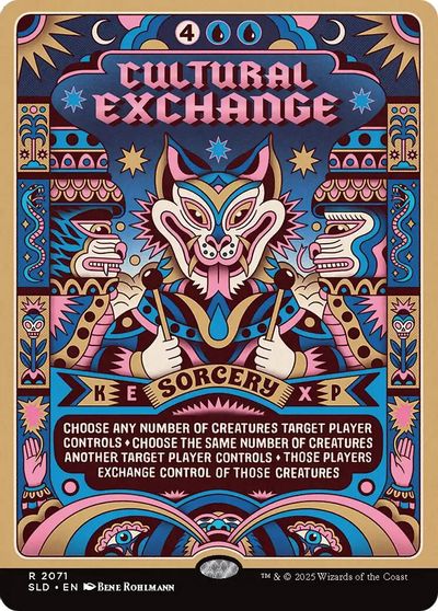 Cultural Exchange card art
