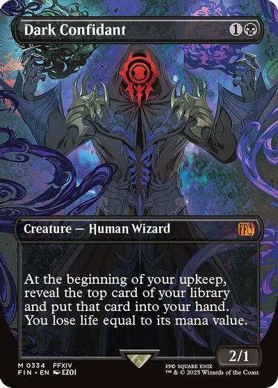Dark Confidant (Borderless) card art