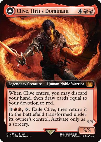 Clive, Ifrit's Dominant (Extended Art) card art