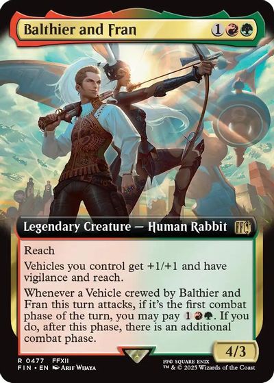 Balthier and Fran (Extended Art) card art