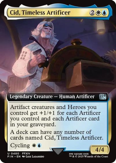 Cid, Timeless Artificer (Extended Art) card art