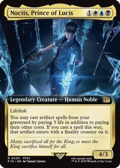 Noctis, Prince of Lucis (Extended Art) card art
