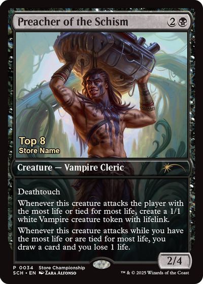Preacher of the Schism (Top 8) card art