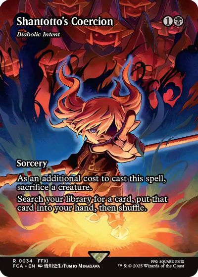 Shantotto's Coercion - Diabolic Intent (Showcase) card art