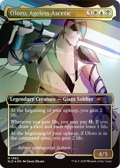Oloro, Ageless Ascetic (Rainbow Foil) card art