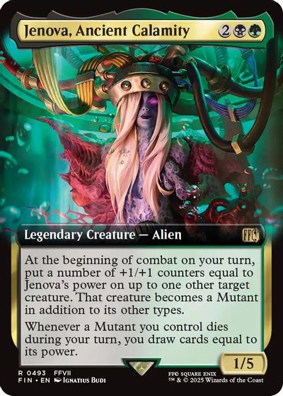 Jenova, Ancient Calamity (Extended Art) card art