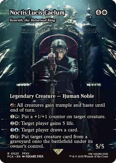 Noctis Lucis Caelum - Kenrith, the Returned King (Showcase) card art