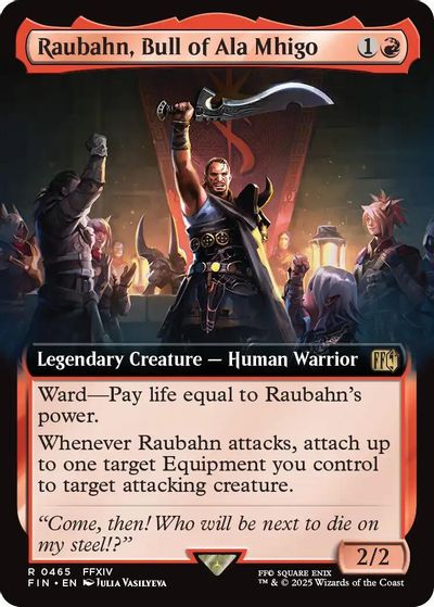 Raubahn, Bull of Ala Mhigo (Extended Art) card art