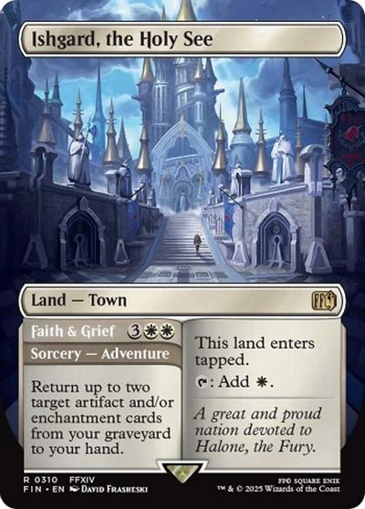 Ishgard, the Holy See (Borderless) card art