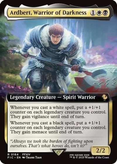 Ardbert, Warrior of Darkness (Extended Art) card art