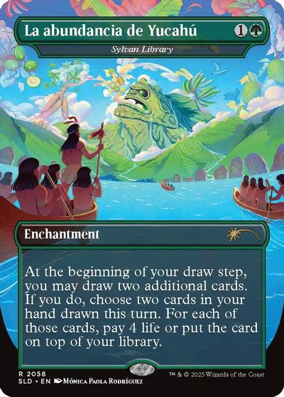 La abundancia de Yucahú - Sylvan Library card art