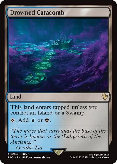 Drowned Catacomb (Surge Foil) card art