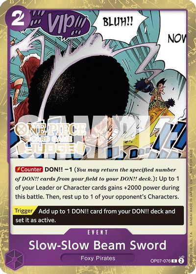 Slow-Slow Beam Sword (Judge Pack Vol. 6) card art