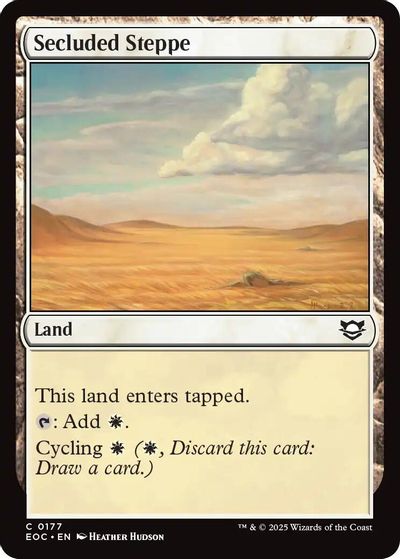 Secluded Steppe card art