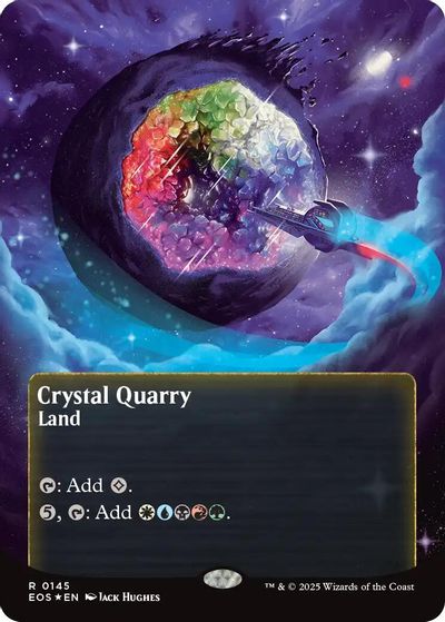 Crystal Quarry (0145) (Borderless) (Galaxy Foil) card art