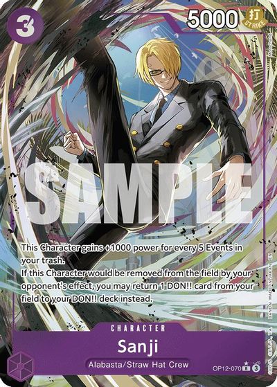 Sanji (070) (Alternate Art) card art