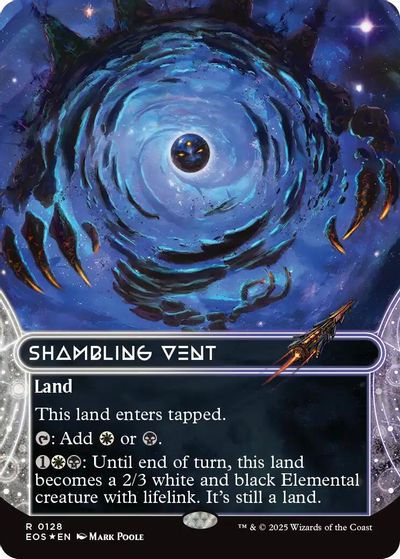 Shambling Vent (0128) (Borderless) (Galaxy Foil) card art