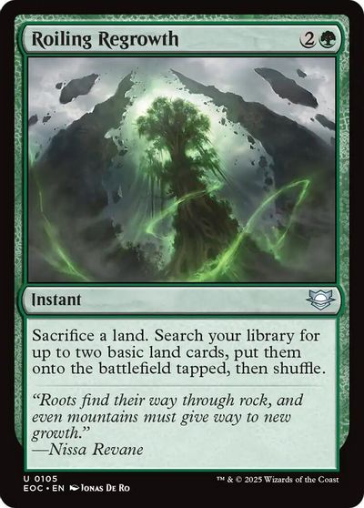 Roiling Regrowth card art