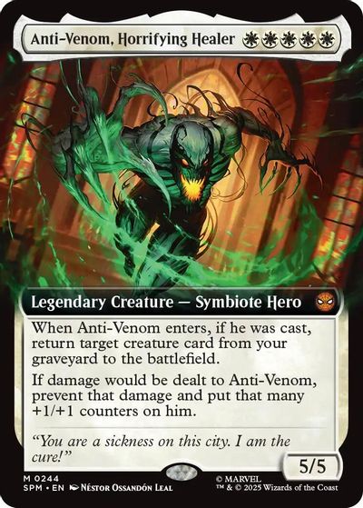 Anti-Venom, Horrifying Healer (Extended Art) card art