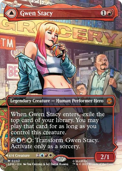 Gwen Stacy (0202) (Borderless) card art