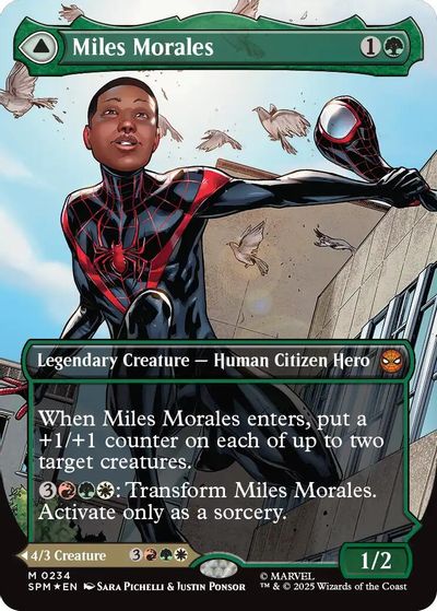 Miles Morales (0234) (Borderless) card art