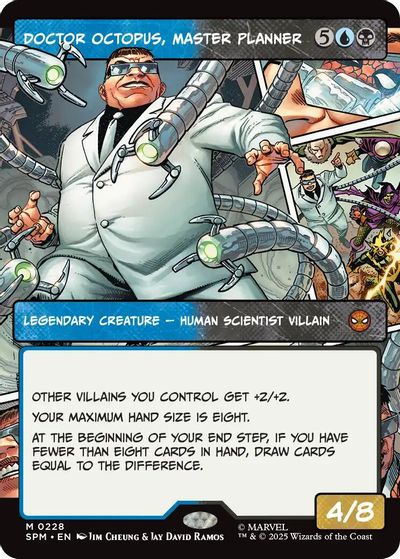 Doctor Octopus, Master Planner (Borderless) card art