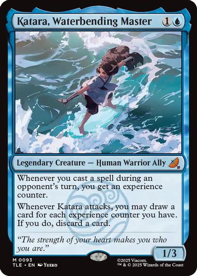 Katara, Waterbending Master card art