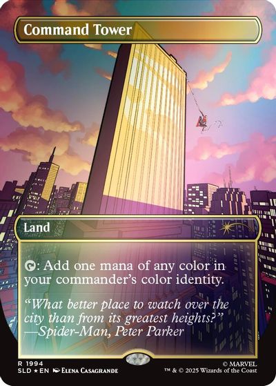 Command Tower (1994) (Rainbow Foil) card art