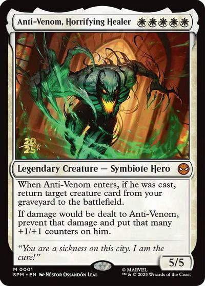 Anti-Venom, Horrifying Healer card art