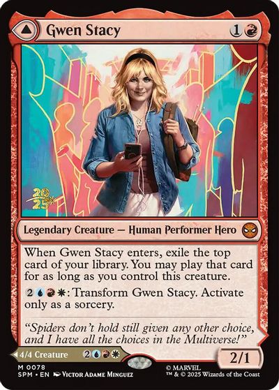 Gwen Stacy card art
