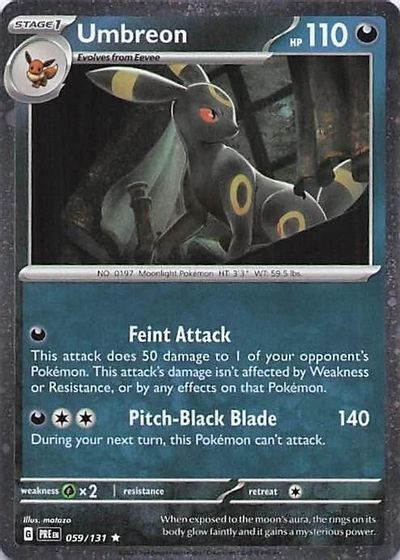 Umbreon - 059 (Cosmos Holo) card art