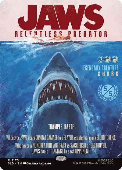 Jaws, Relentless Predator card art
