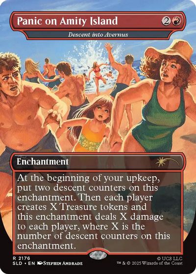 Panic on Amity Island - Descent into Avernus card art