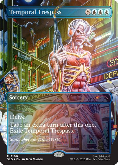 Temporal Trespass (Rainbow Foil) card art